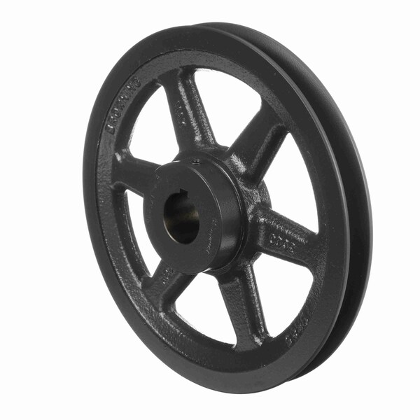 1 Groove Cast Iron Fhp - Finished Bore Sheave, BK85X 1 1/8